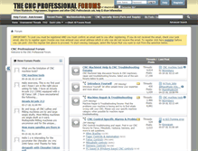 Tablet Screenshot of cnc-professional-forum.com